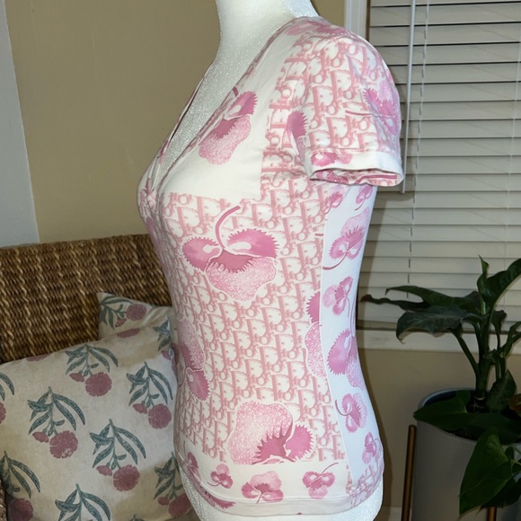 β SOLD β πRAREπ Authentic Vintage Christian Dior Trotter Monogram Logo T-shirt - Picture 3 of 9